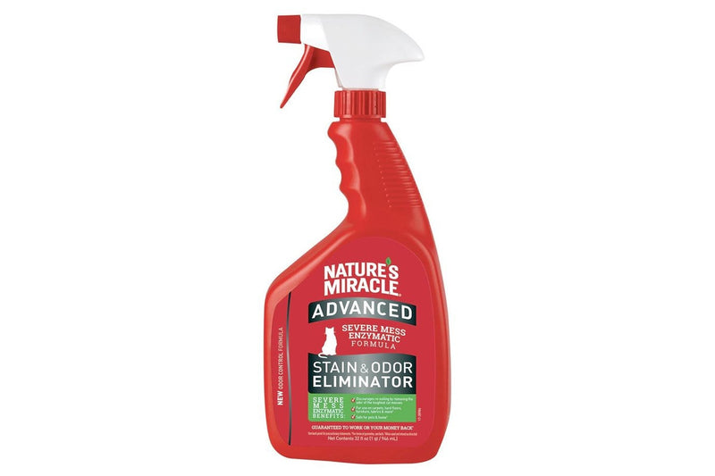 Natures Miracle: Advanced Stain & Odor Eliminator - Lemon Scent for Cats (946ml)