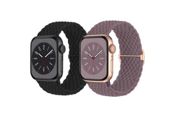 Adjustable Braided Loop Nylon Strap Compatible with Apple Watch Style 4