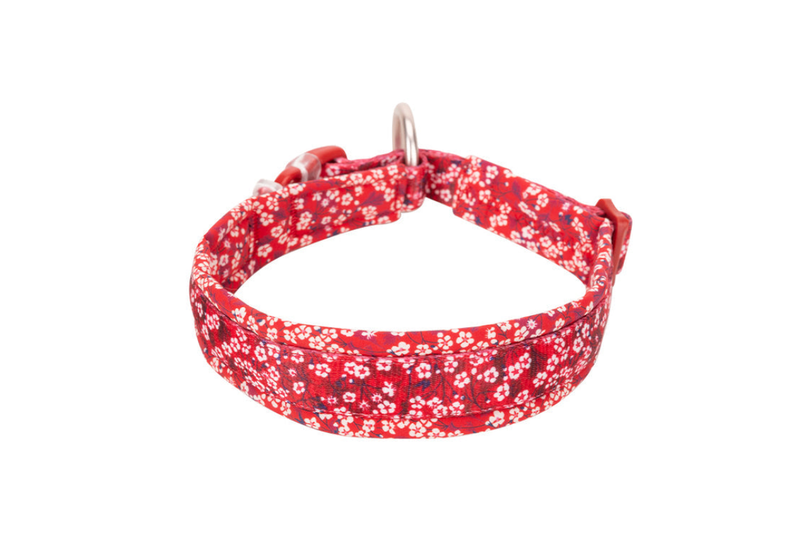 Floral Collar Poppy Red L