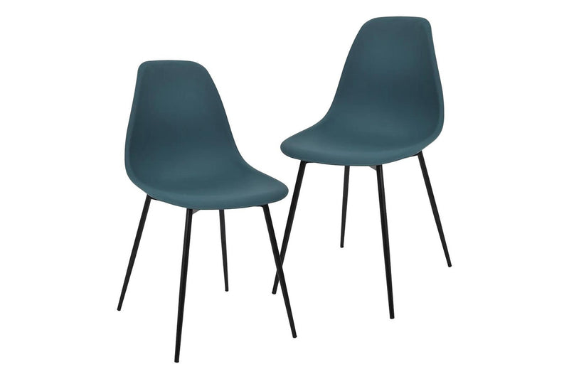 Fraser Country Set of 2 Gustav Dining Chair - Blue