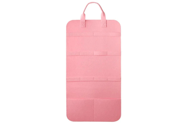 Pet Storage Bag Cat Toy For Stick Toys Catnip Dog Comb Interactive Organizer Products - Pink