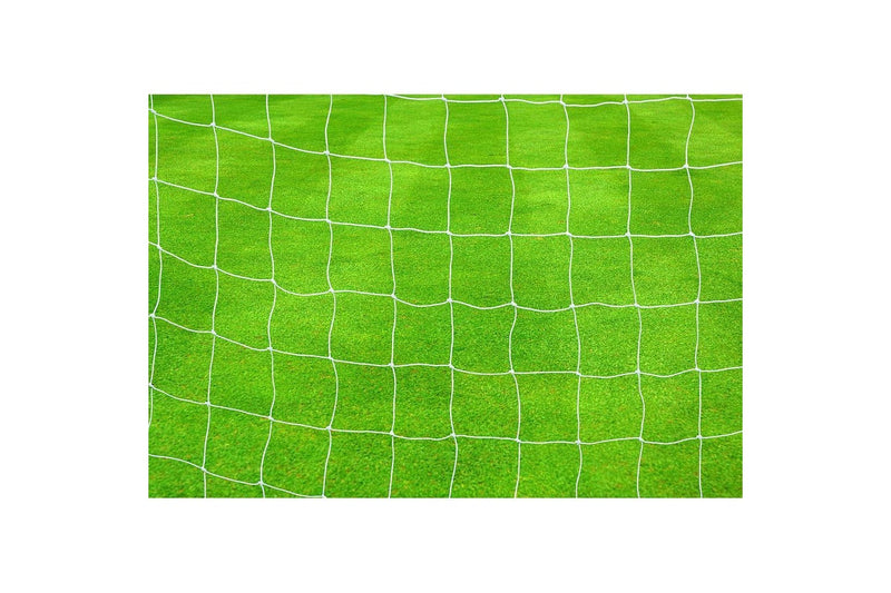 Precision Knotted Football Net (Pack of 2) (White) (6ft x 12ft)