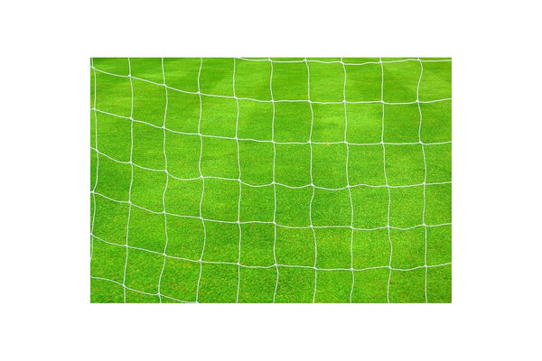 Precision Knotted Football Net (Pack of 2) (White) (7ft x 21ft)