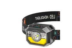 LED Sensor Headlamp Headlight Head Torch