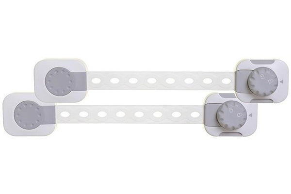 Dreambaby: Twist 'n Lock Multi-Purpose Latch - White/Grey (2 Pack)