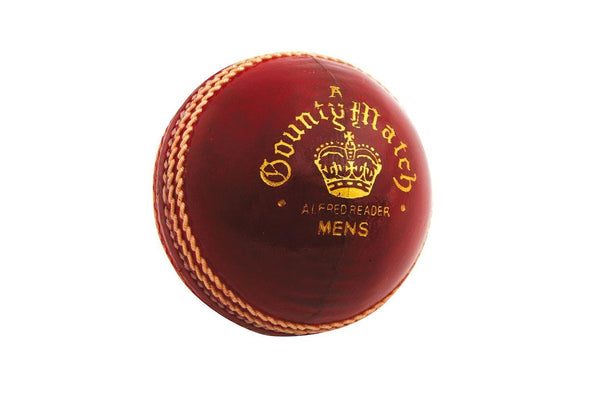 Readers County Match A Leather Cricket Ball (Red) (One Size)