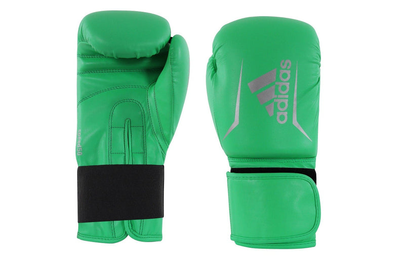 Adidas Speed 50 Boxing Gloves - Shock Lime / Silver - 10oz