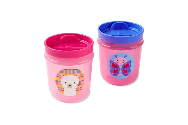 Skip Hop: Zoo Tumbler Cup Set- Butterfly/Llama