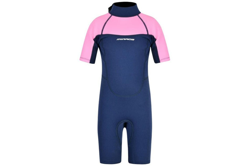 Mirage Women's Springsuit (2mm) - Pink / Navy - Size 8