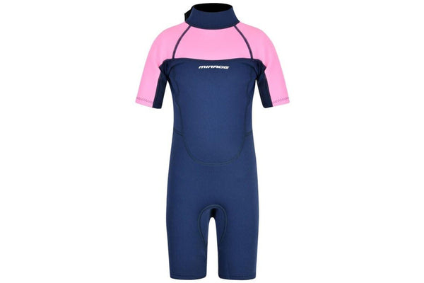 Mirage Women's Springsuit (2mm) - Pink / Navy - Size 12