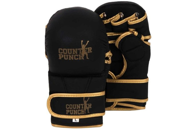 Counterpunch MMA Premium Leather Shooter Gloves - M