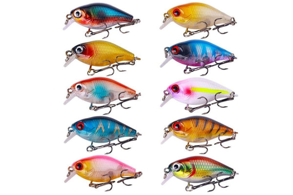 10 Piece Hengjia Cb073 Lua Fishing Lure Set 4.5cm 4.1g