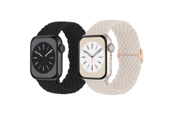 Adjustable Braided Loop Nylon Strap Compatible with Apple Watch Style 1