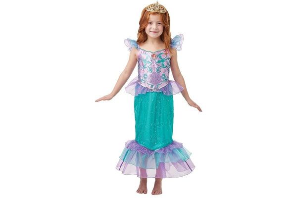 Disney: Ariel Glitter & Sparkle Costume - (Size: 3-5)