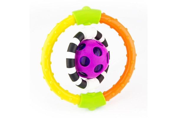 Sassy: Spin & Chew Flexible Ring Rattle