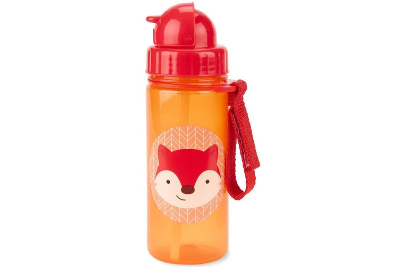 Skip Hop: Zoo PP Straw Bottle - Fox (390ml)