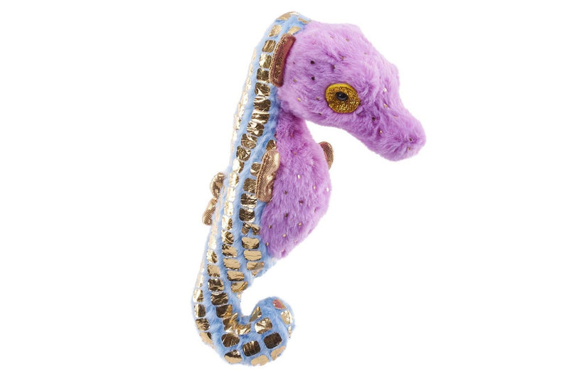 Wild Republic:Foilkins Junior Seahorse Purple - 7" Plush