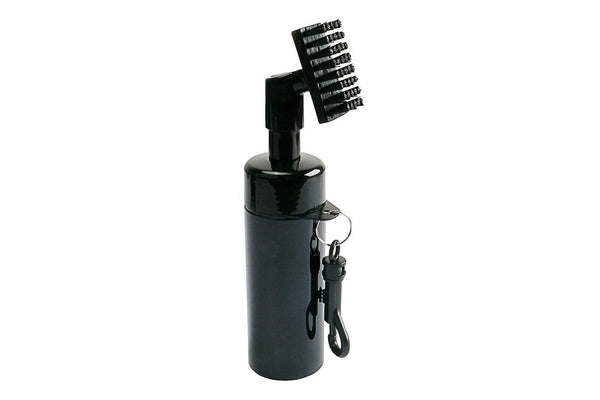 Golf Club Cleaning Brush Groove Cleaner with Squeeze Bottles Black