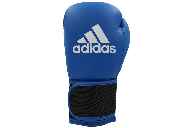 Adidas Hybrid 25 Boxing Gloves - Blue / White - 12oz