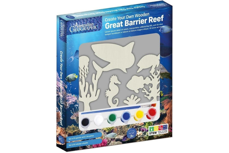 Australian Geographic: Create Your Own Wooden Great Barrier Reef