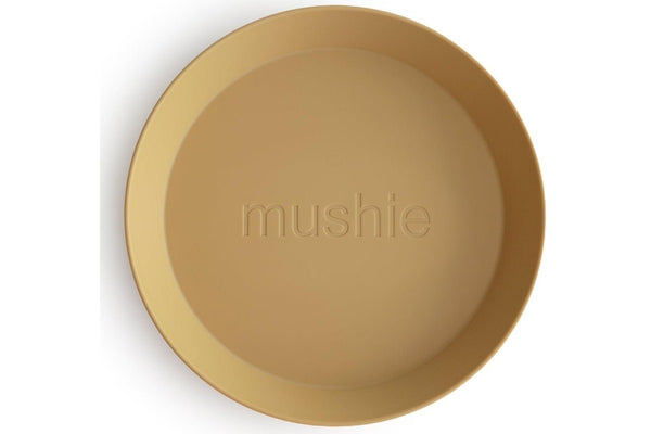 Mushie: Dinnerware Plate - Mustard (Set of 2)