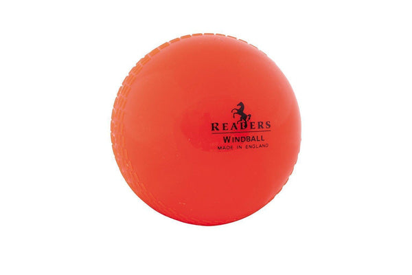 Readers Windball Training Cricket Ball (Orange) (One Size)