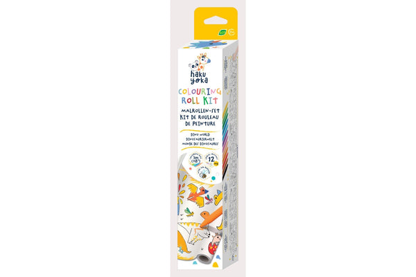 Haku Yoka: Coloring Roll Kit - Dino World