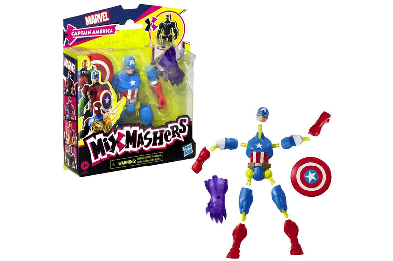 Mixmashers: Marvel Captain America - 5" Action Figure