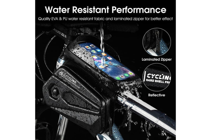 High Quality Waterproof Touch Front Frame Bicycle Bag