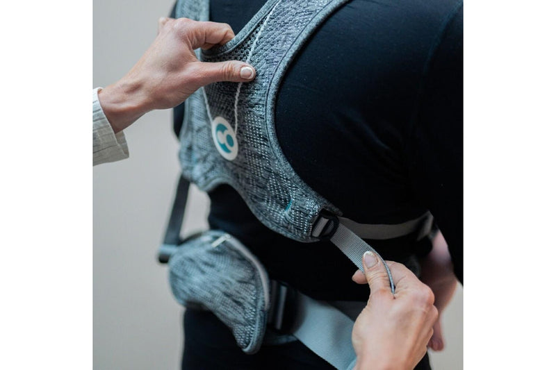 Carifit: Carifit+ Multi-Position Baby Carrier - Cool Grey