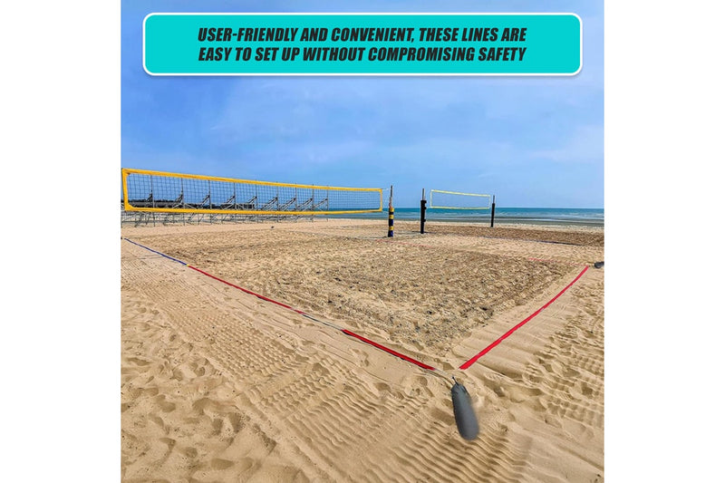 Professional Court Boundary Lines Beach Volleyball Beach Foot Volley Badminton