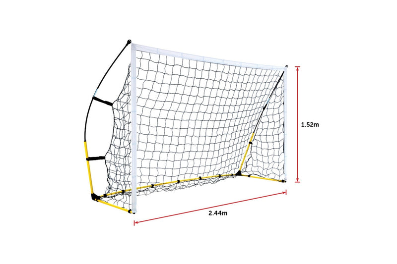 8' x 5' Soccer Football Goal Foot Portable Net Quick Set Up