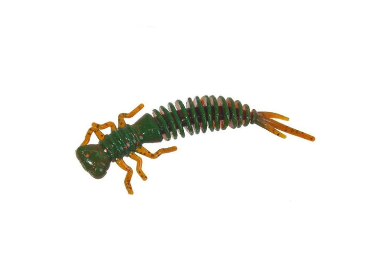 15 Piece 8 Colour Soft Silicone Larvae Bait 75mm Size