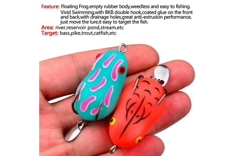 7g/4.5cm Mini Thunderfrog Soft Bait Fish Fishing Colour