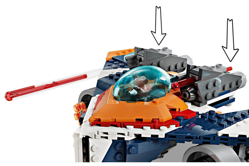 LEGO Marvel: Rocket's Warbird vs. Ronan - (76278)