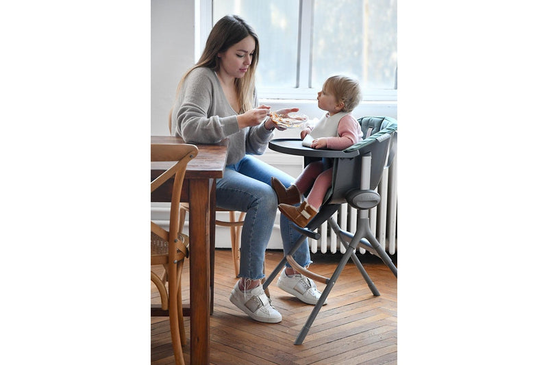 Beaba: Up & Down High Chair Seat Cushion - Laurier