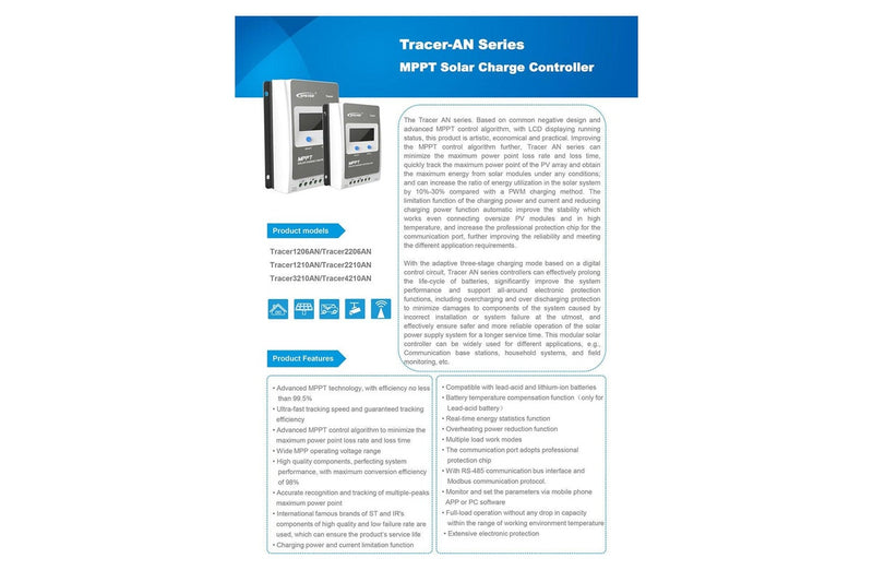 MPPT Solar Controller 20A