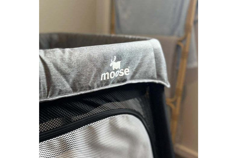 Moose Baby: Emmett Travel Cot (Two Free Fitted Sheets)