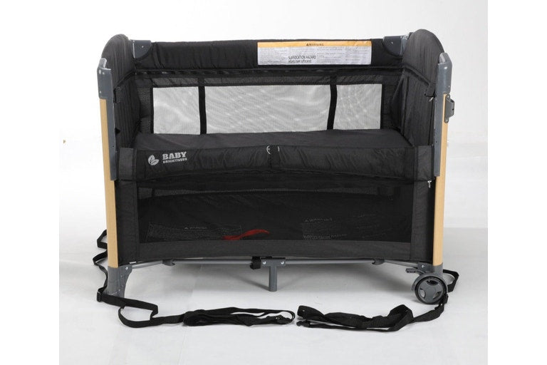 Baby Brightness 4 in 1 Portacot Black