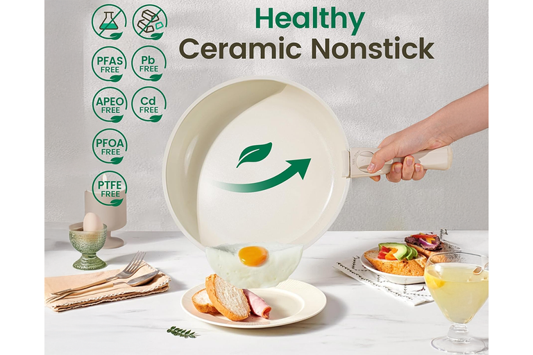 19 Piece Nonstick Induction Cookware Set