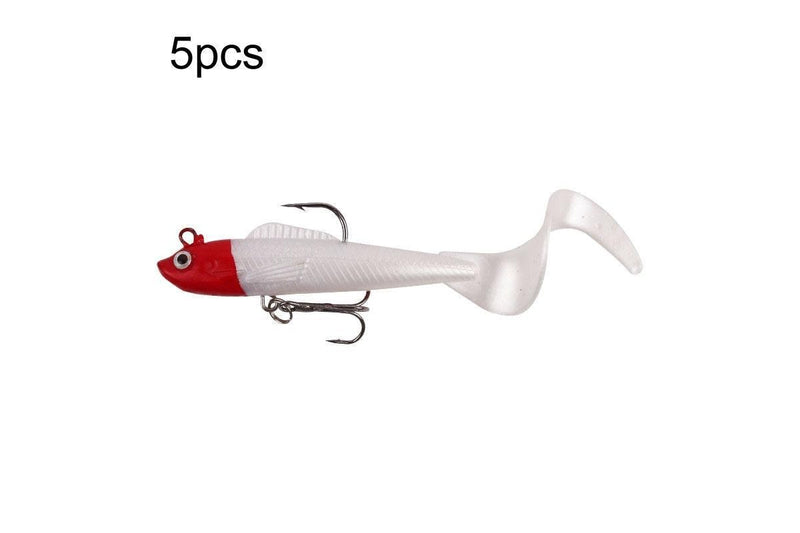 5 Roadrunner Soft Luminous Leadhead Lures