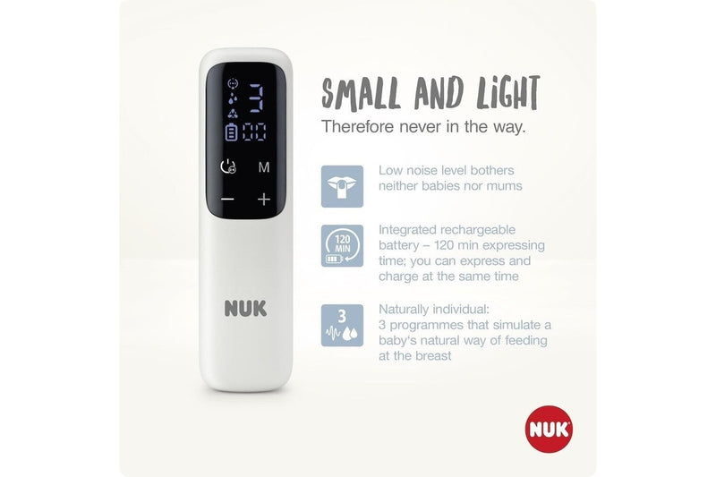 NUK: Soft & Easy Perfect Match Electric Single Breast Pump