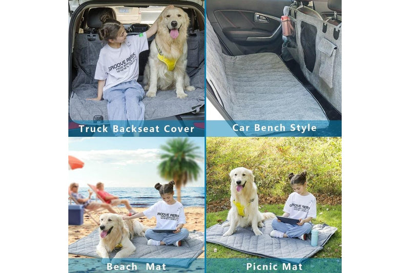 Waterproof Removable Car Back Seat Pad For Pets