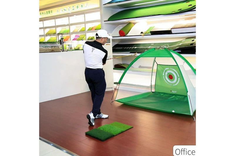 3 In 1 Golf Striking Hitting Resistant Practice Pad Indoor Mini Swing Chipping Hitting Mat