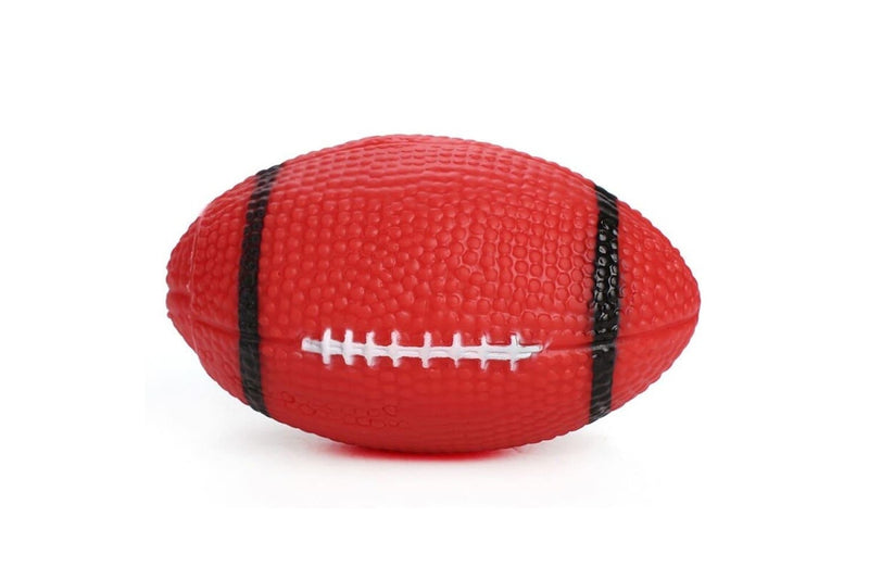 Durable Non-toxic Squeaker Dog Chew Football Basketball Soccer Ball Toy Fetch Play