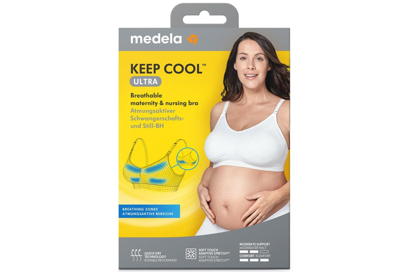 Medela: Keep Cool Ultra Maternity/Nursing Bra - Black (XL)