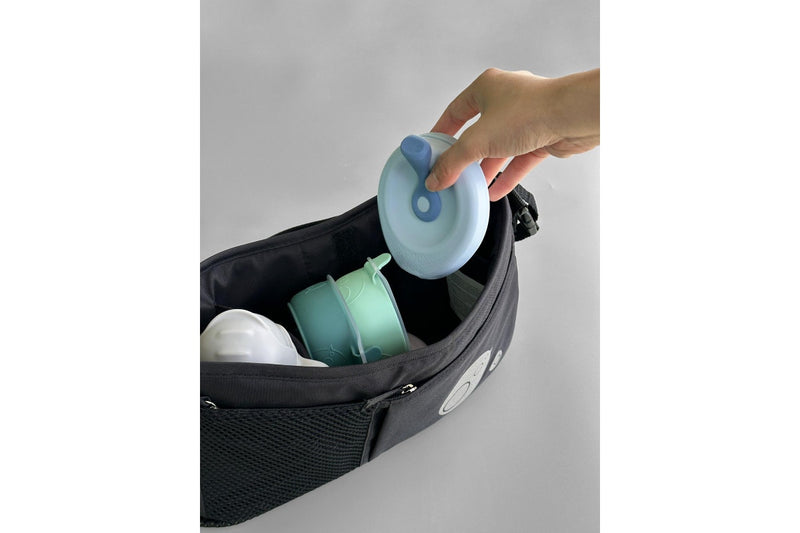 b.box: Fill & Feed Reusable Pouch - Lullaby Blue