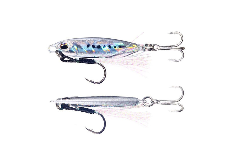 Pack Of 2 Shore Casting Lead Fish Lure 32g Double Hook Long Distance Sinker