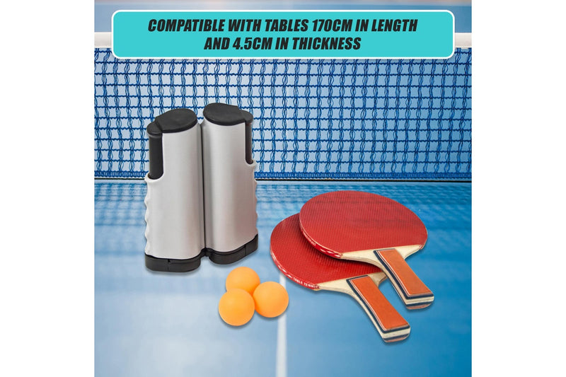 Table Tennis Game Indoor Portable Travel Ping Pong Ball Set Extendable