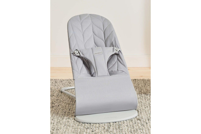 Babybjorn: Bouncer Bliss Woven Petal - Light Grey Quilt